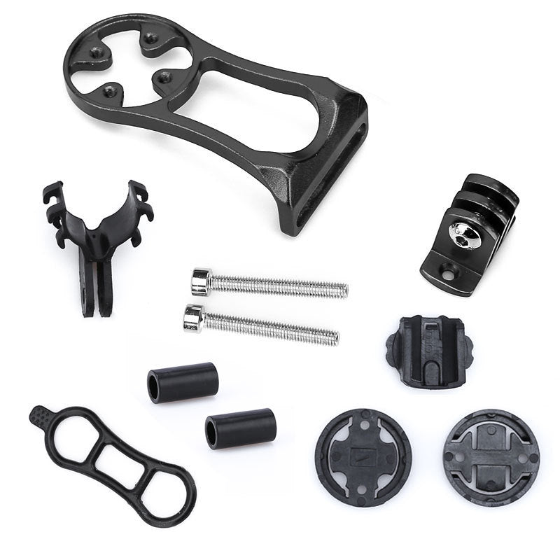 YS-50PU Bicycle Stopwatch Bracket Extender Frame Computer Extension Base MTB Bike Accessories - Black