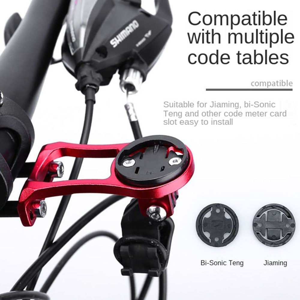 YS-50PU Bicycle Stopwatch Bracket Extender Frame Computer Extension Base MTB Bike Accessories - Black