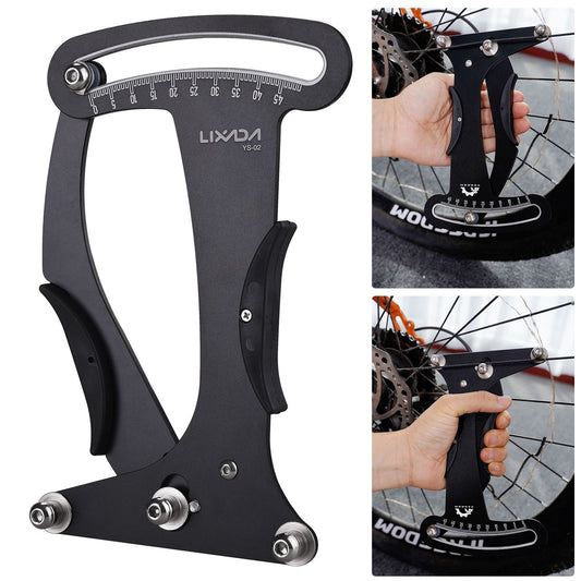 Uniqkart Bicycle Spoke Tension Meter Measuring Tool Aluminum Alloy Wheel Repair Tool MTB Bike Meter Tensiometer