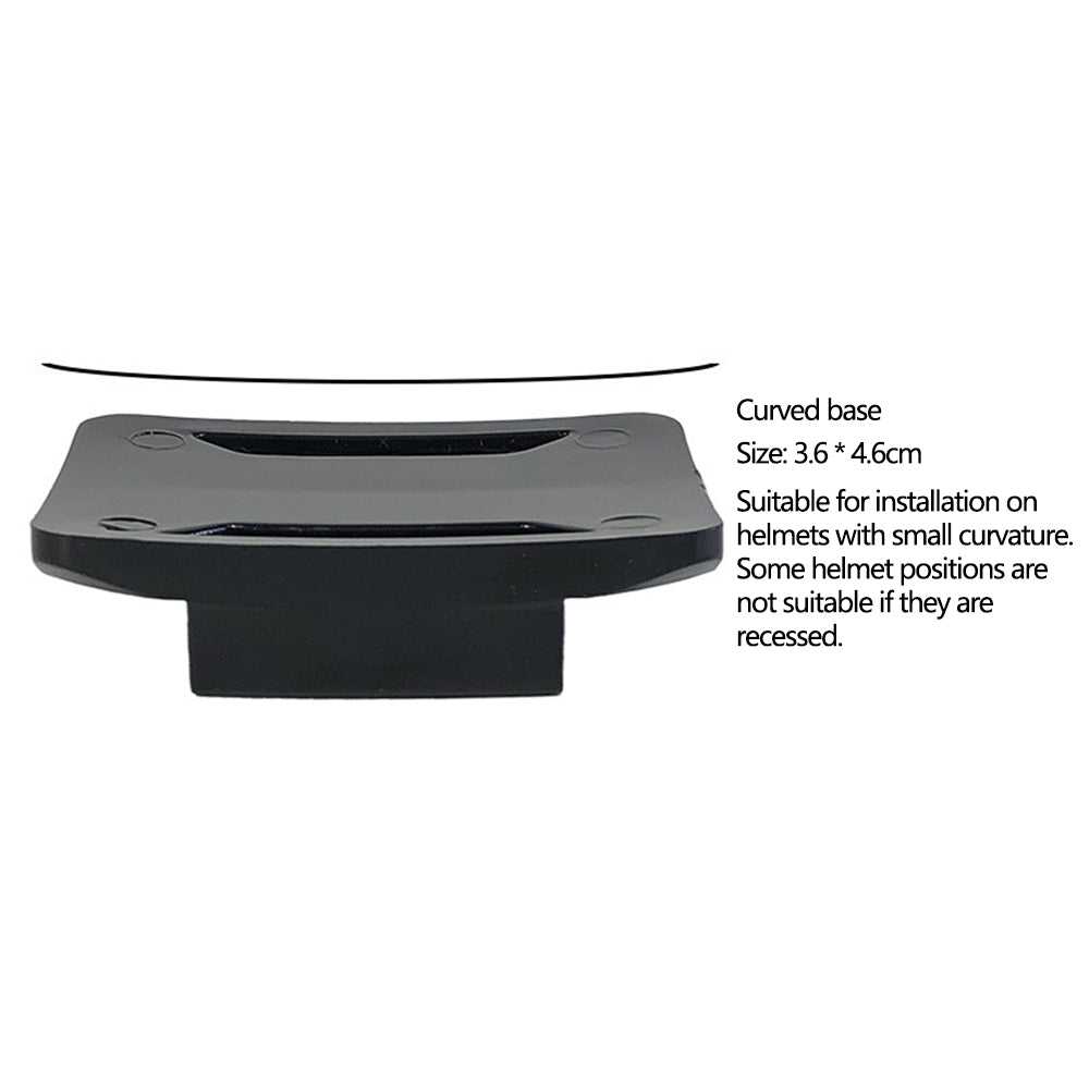 Uniqkart for Insta360 Action Camera Aluminum Alloy Helmet Bracket Mount Set with Extension Arm