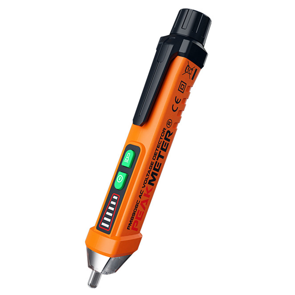 PEAKMETER PM8908C 50-60Hz AC 12-1000V Non-Contact Voltage Tester Tool Circuit Detector Test Pen