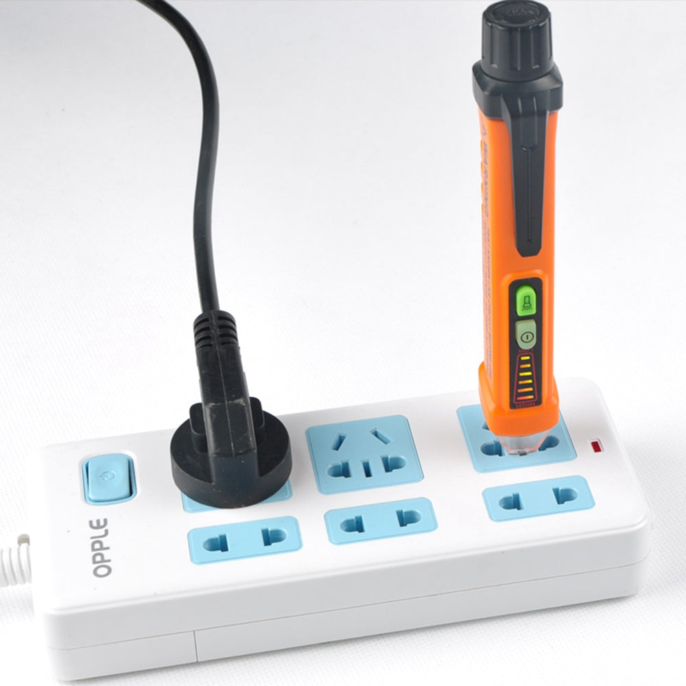 PEAKMETER PM8908C 50-60Hz AC 12-1000V Non-Contact Voltage Tester Tool Circuit Detector Test Pen