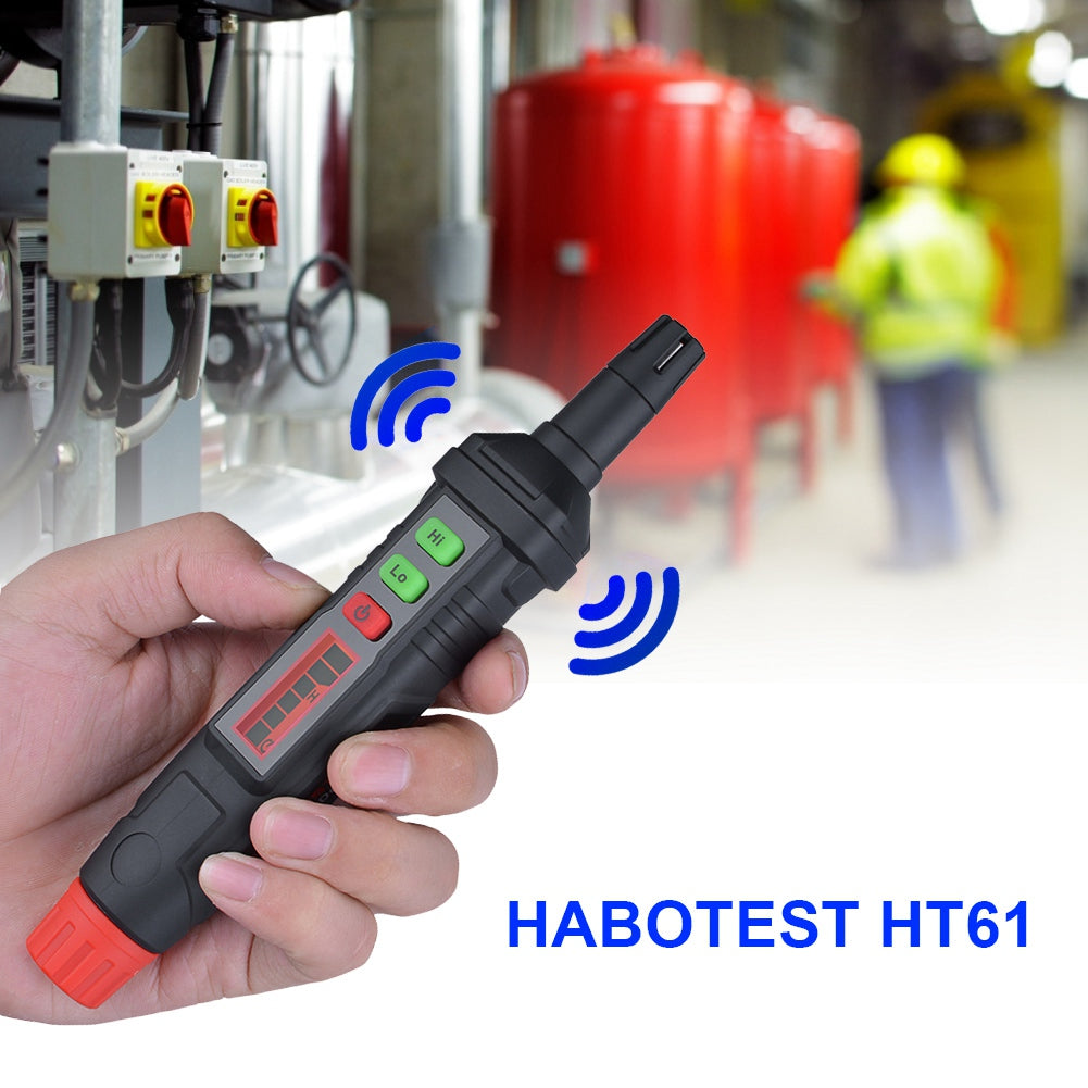 MAYILON HT61 Gas Leak Detector Gas Analyzer Flammable Combustible Natural Tester Home Visible Audible Alarm Tool