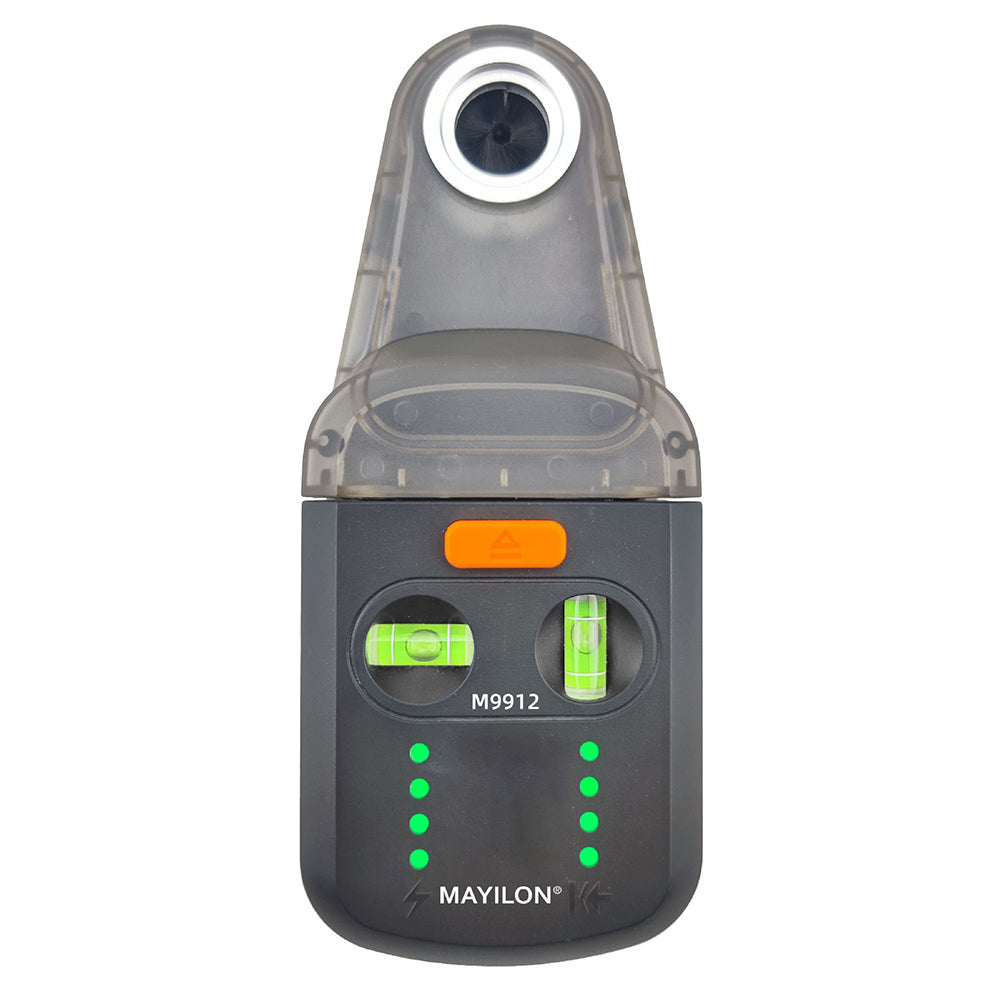 MAYILON M9912 (DC10) 2-in-1 Electric Drilling Dust Collector Red Light Laser Level Multifunction Laser Level with Two Bubbles Angle Measuring Tool for Carpentry, Building