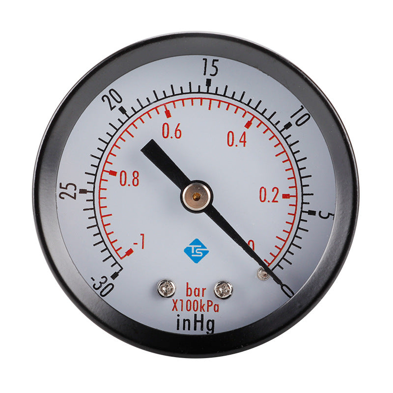 TS TS-Z250A Double Scale Vacuum Mini Shockproof Pressure Gauge for Air / Water / Oil / Gas
