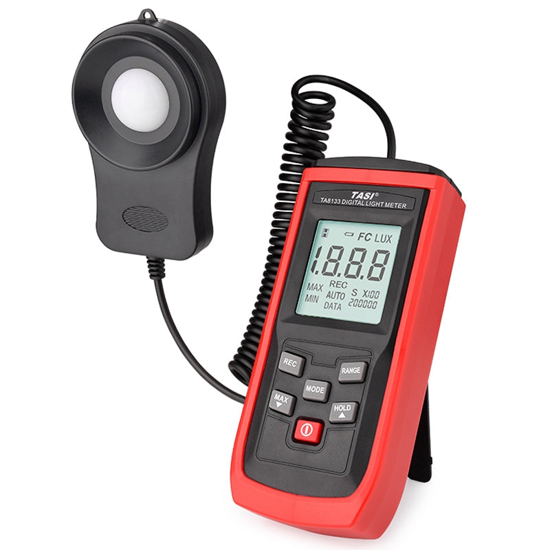 TASI TA8133 High Precision Light Meter 0.1-200000 Lux Digital Luxmeter Integrated Illuminometer Photometer Tester