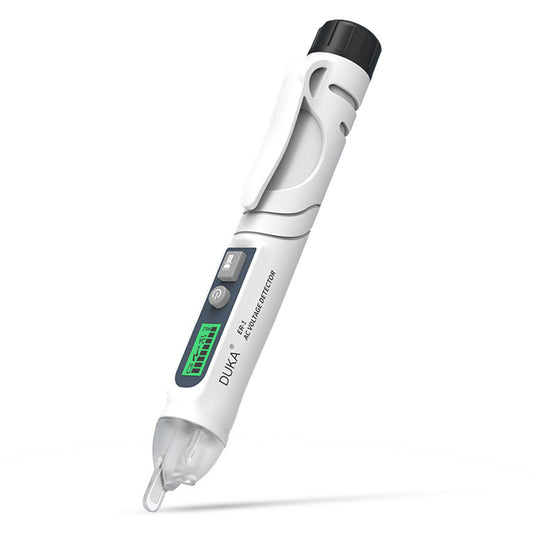 DUKA EP-1 Smart Test Pencil Zero Fire Line Smart Recognizer Sound Light Screen Alarm Tester with LED Flashlight Lighting