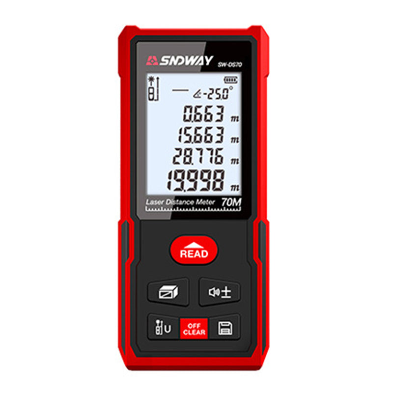 SNDWAY SW-DS70 70M Laser Rangefinder Measuring Tool Distance Meter Dig ...