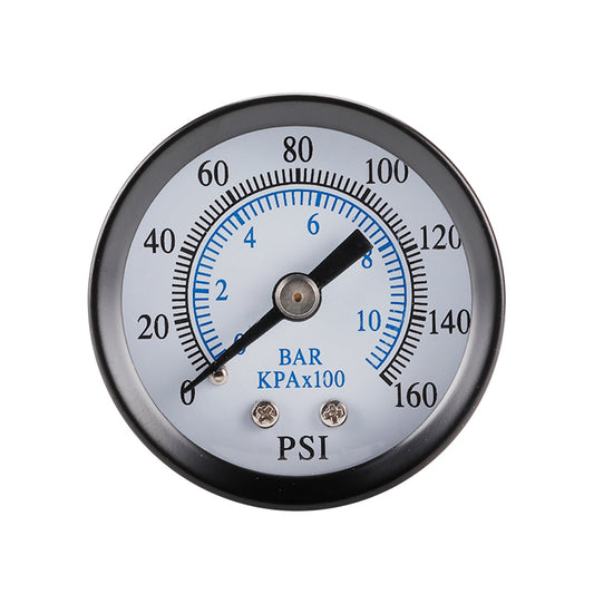 TS-40-10bar 0-160 PSI Range Pressure Gauge Stainless Steel Dual Scale Economical All Purpose Pressure Water Pressure Gauge