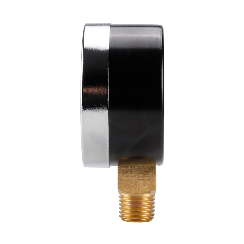 TS-50-14 1 / 4inch NPT Bottom Mount Pressure Gauge Dual Scale Water Pressure Gauge 0-200 PSI Test Range Oil Pressure Gauge
