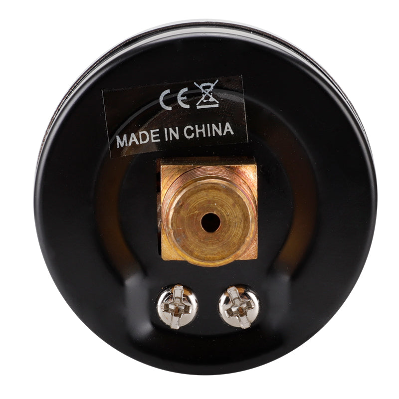 TS-50-14bar 0-200 PSI Test Range Oil Pressure Gauge 1 / 4inch NPT Bottom Mount Pressure Gauge Dual Scale Water Pressure Gauge