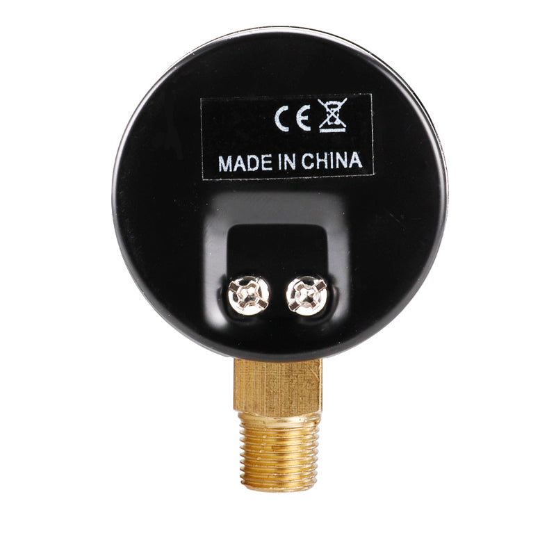 TS-40-14bar Water Oil Pressure Gauge 0-200 PSI Test Range Pressure Gauge Dual Scale Gas Pressure Gauge with 1 / 8inch NPT Bottom Mount