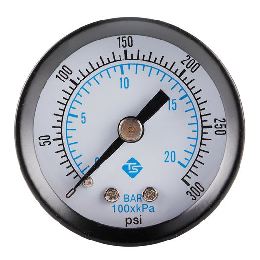 TS-40-300PSI High Precision 0-20Bar Oil Pressure Gauge Water Pressure Gauge Dual Scale Gas Pressure Gauge