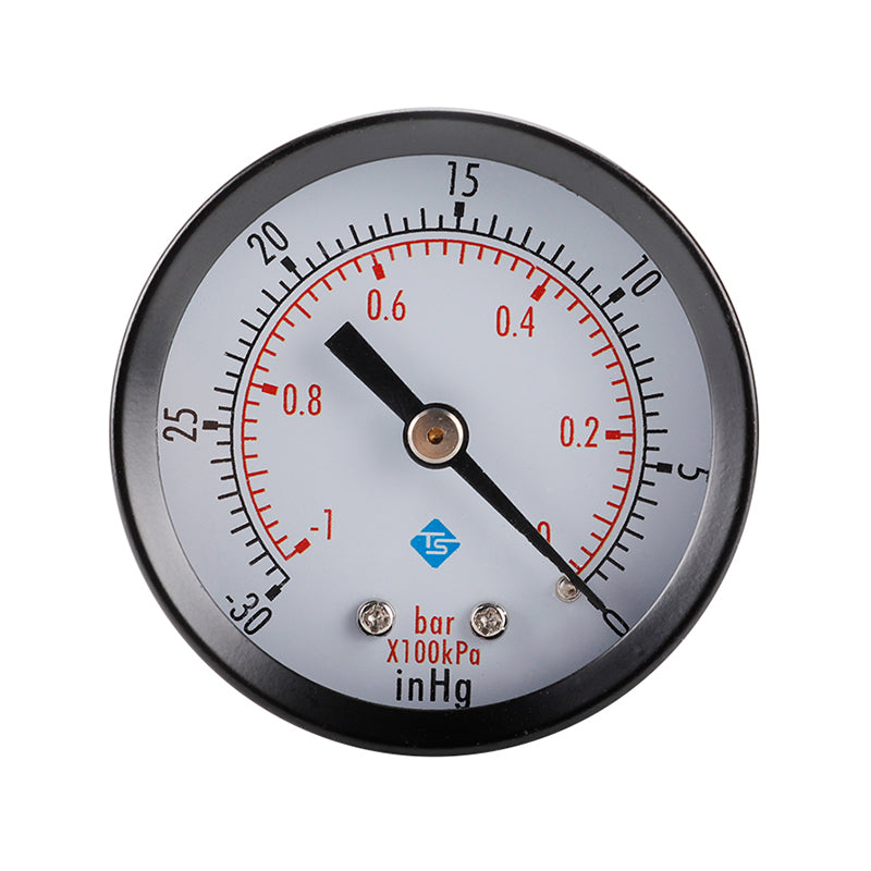 TS-Z50A Dual Scale Water Pressure Gauge Vacuum 1 / 8inch ZG Mount Gas Oil Pressure Gauge