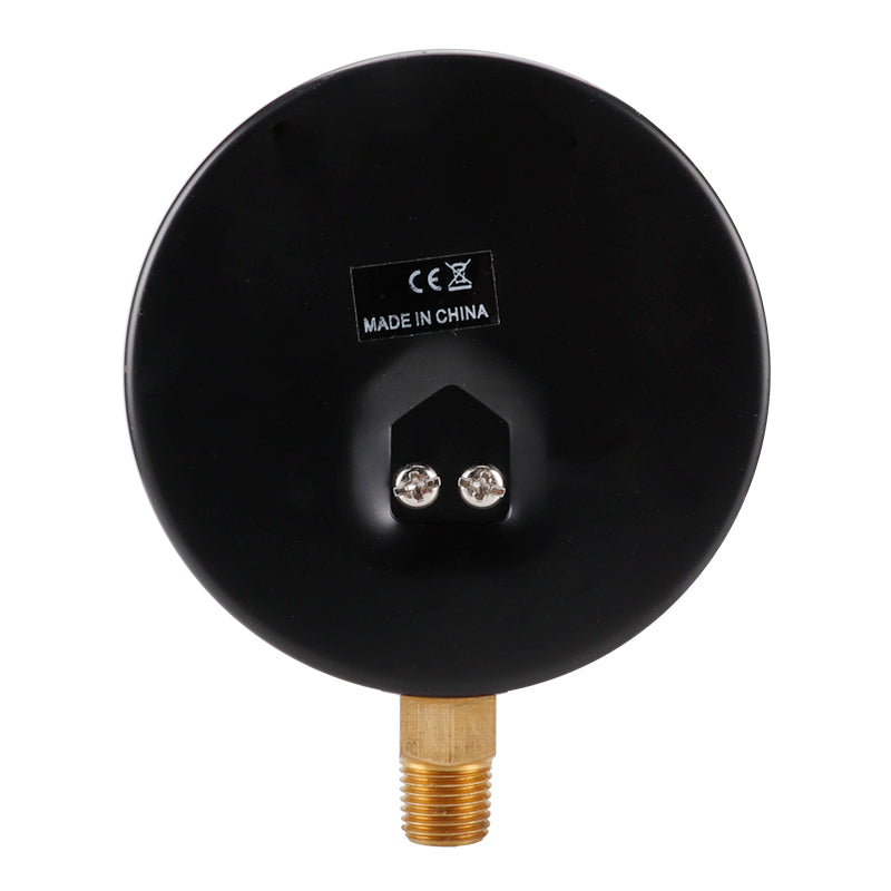 TS-Y91 Large 90mm Dial Oil Gas Pressure Gauge 0-300 PSI / 0-2000 KPA Range Dual Scale Water Pressure Gauge