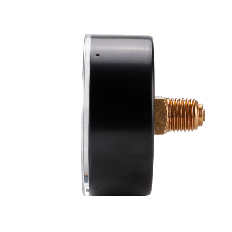 TS-60-6bar High Precision 60mm Large Dial Pressure Gauge 0-6 Bar Water / Gas / Air Pressure Measurement Tool with 1 / 4inch NPT Bottom Mount