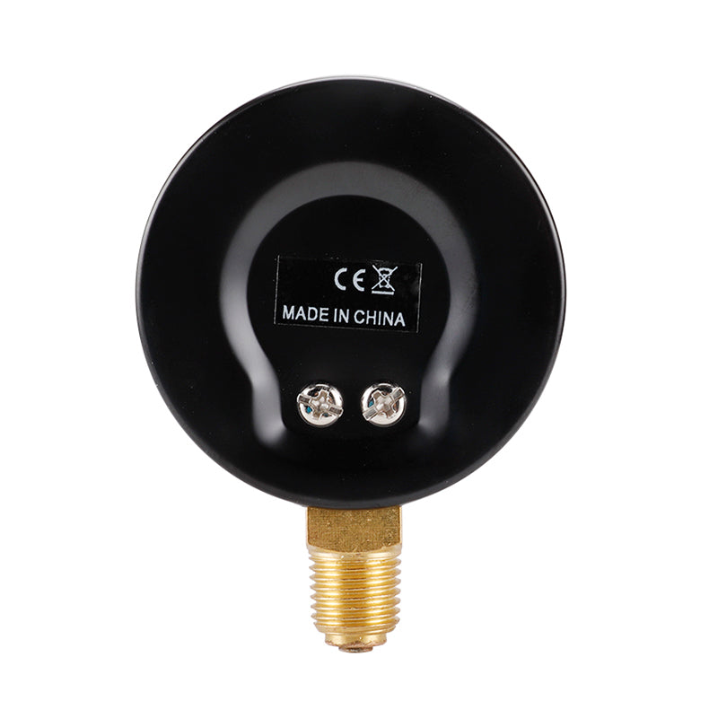 TS-60-6 60mm Large Dial Pressure Gauge 0-6 Bar Water / Gas / Air Pressure Gauge Compressor 1 / 4inch NPT Bottom Mount