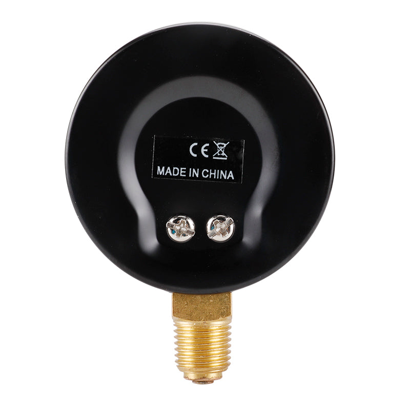 TS-60-10bar 60mm Dial Pressure Gauge 0-10 Bar Water  /  Gas  /  Air Pressure Measurement Tool with 1  /  4 NPT Bottom Mount