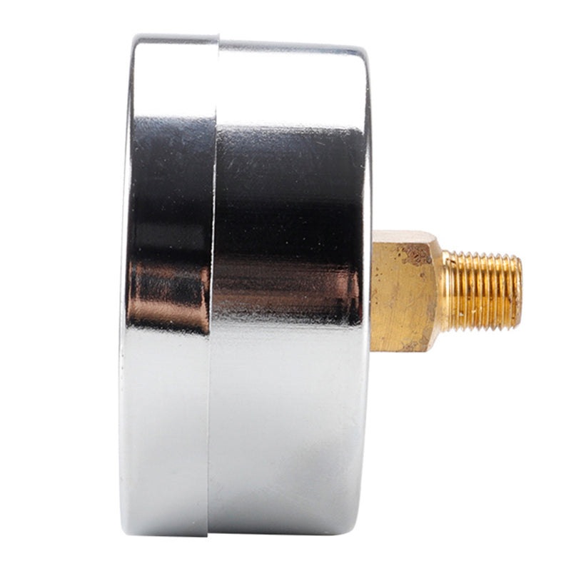 TS-Y60Z8-14kg / cm2 60mm Dial Gas Pressure Gauge Stainless Steel Dual Scale Oil Water Pressure Gauge with 1 / 8inch NPT Mount