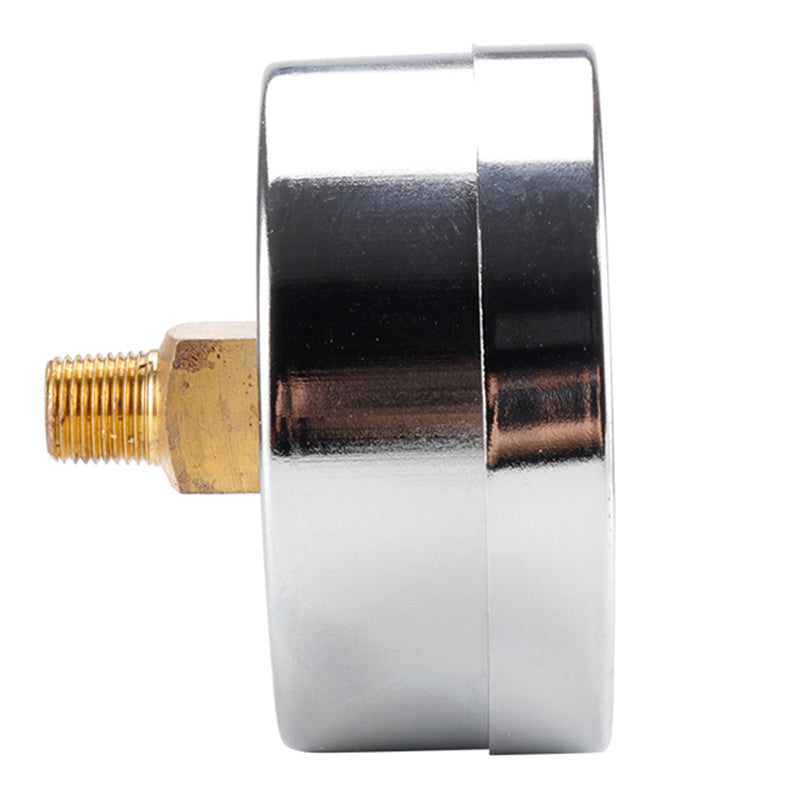 TS-Y60Z8-14kg / cm2 60mm Dial Gas Pressure Gauge Stainless Steel Dual Scale Oil Water Pressure Gauge with 1 / 8inch NPT Mount
