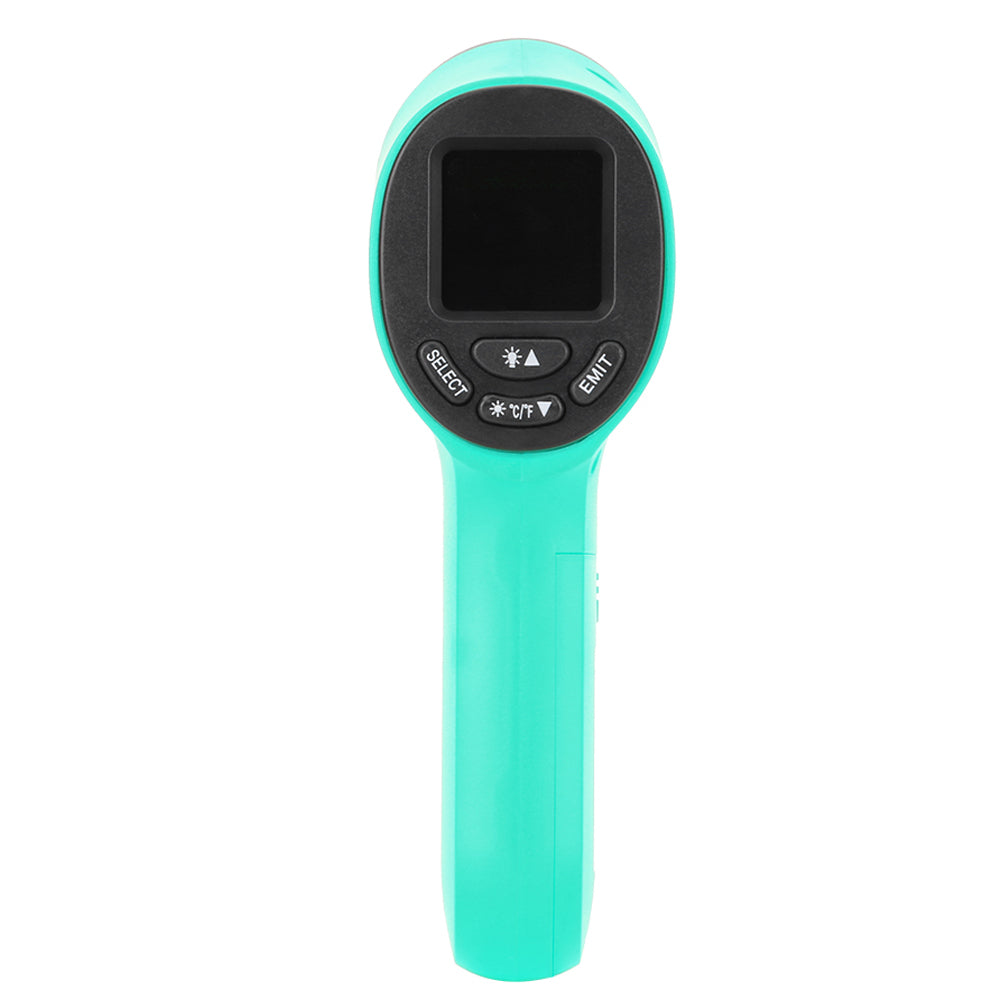 HW550 Digital LCD Infrared Thermometer Non-Contact Laser Industrial Pyrometer Temperature Gun - Green