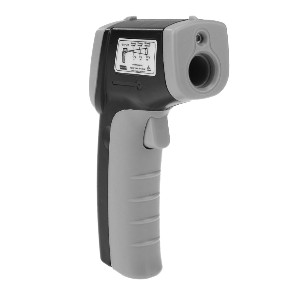 GM320 Digital Infrared Thermometer Non Contact Pyrometer IR Laser Point Gun with Backlight - Grey
