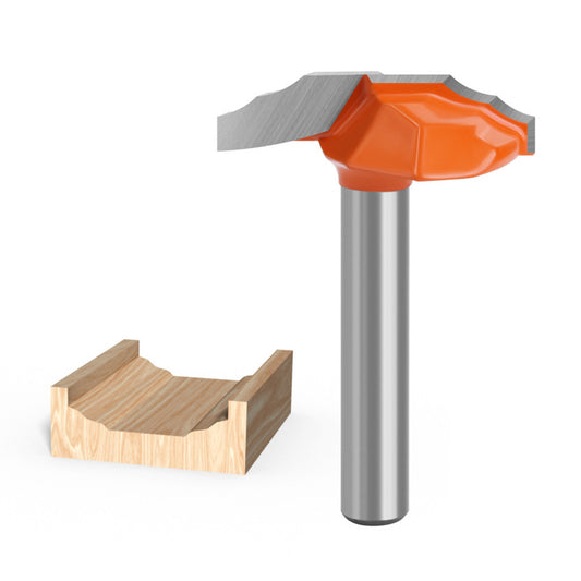 1Pc 1  /  4 Shank Milling Cutter Woodworking Tools Router Bit Alloy Carving Cutter for Wood, MDF, Particleboard - 1 / 4x29x7