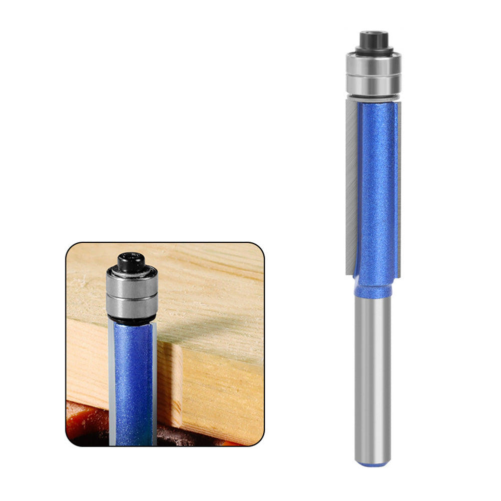 1Pc 1  /  4 Shank Milling Cutter Double Bearing Router Bit Woodworking Tools Carving Cutter - 1 / 4x3 / 8x30