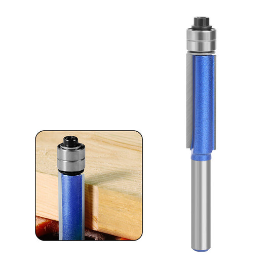 1Pc 1  /  4 Shank Milling Cutter Double Bearing Router Bit Woodworking Tools Carving Cutter - 1 / 4x3 / 8x30