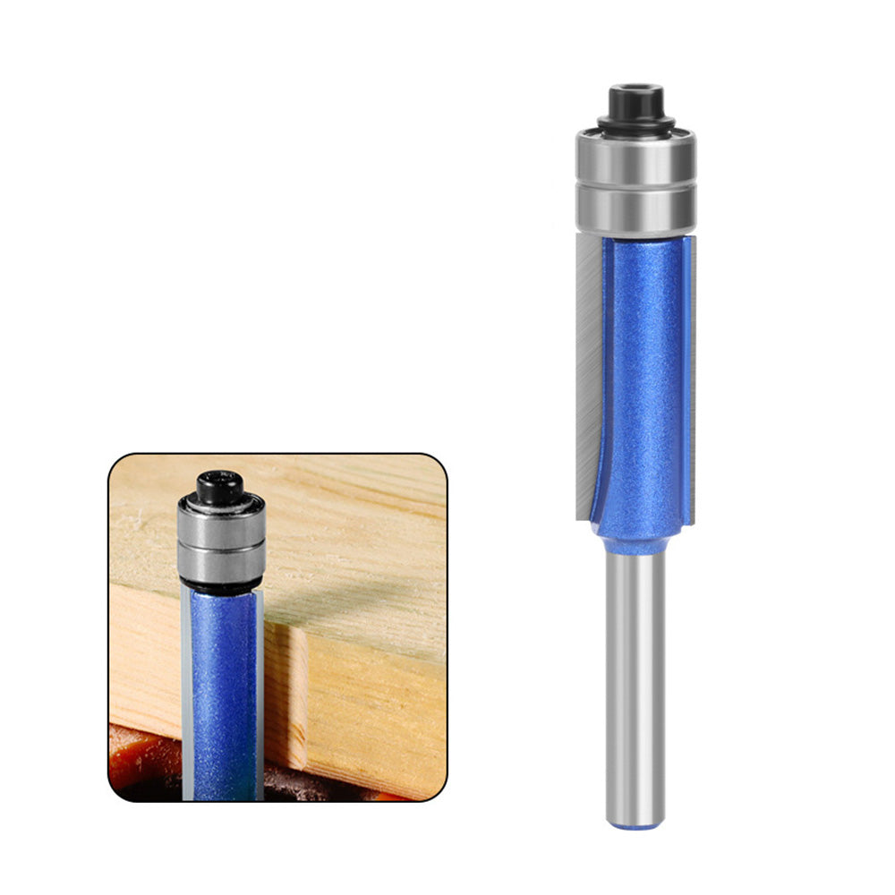 1Pc 1  /  4 Shank Milling Cutter Double Bearing Router Bit Woodworking Tools Carving Cutter - 1 / 4x1 / 2x30