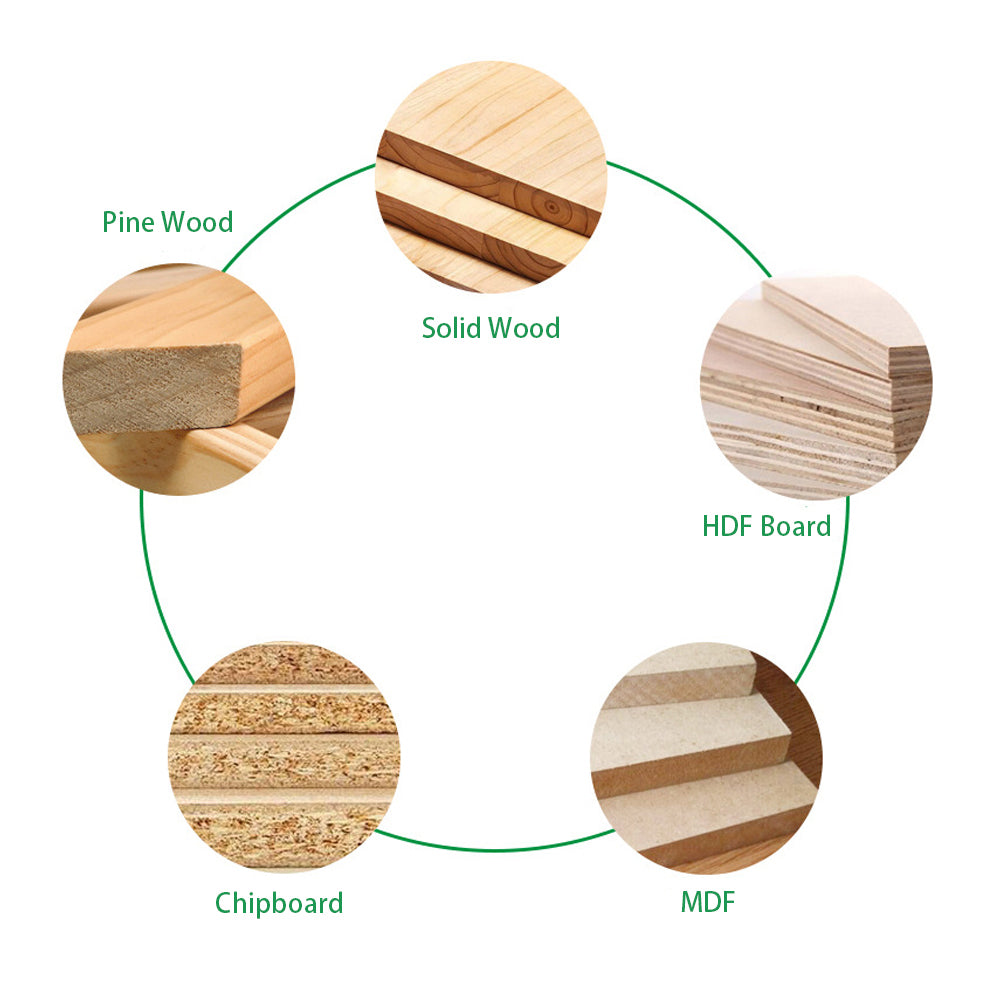 6.35mm Shank Tungsten Steel Alloy Milling Cutter Router Bit Engraving Tools Wood MDF Carving Cutter - 6x1 / 2x25.4mm