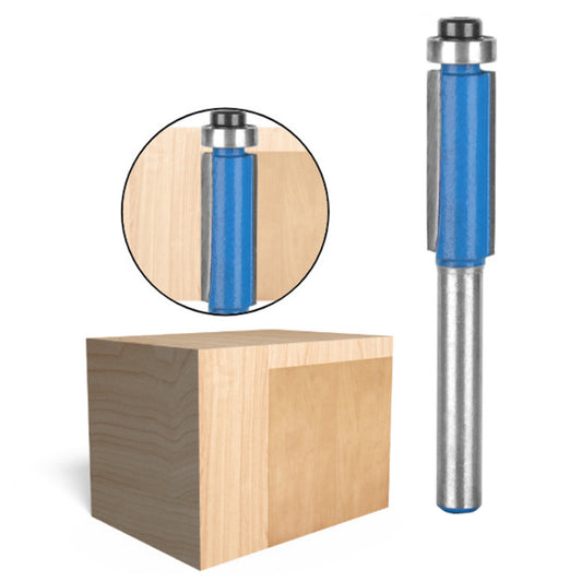 6.35mm Shank Tungsten Steel Alloy Milling Cutter Router Bit Engraving Tools Wood MDF Carving Cutter - 6x3 / 8x25.4mm