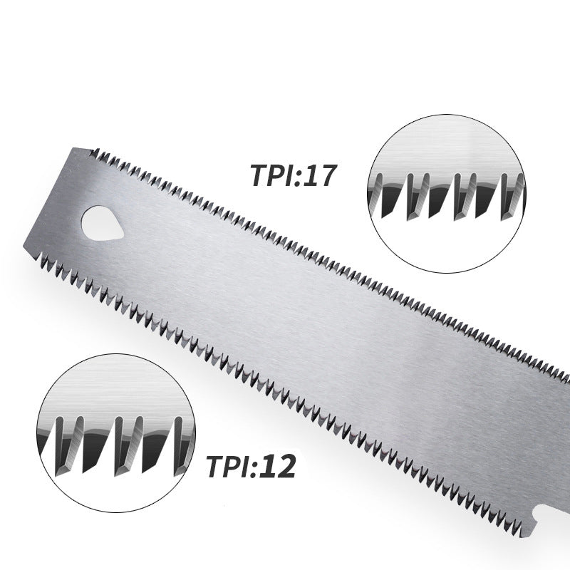 MB150-2 Double Edged SK-5 Steel Flexible Blade Small Hand Saw for Flush Cut Trimming Woodworking Tool