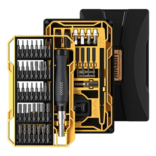 Jakemy JM-8186 Multifunction Precision Screwdriver Set Portable Repair Tool Kit for Watches, Cameras - Yellow