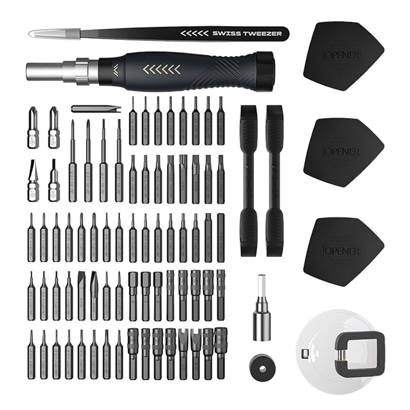 Jakemy JM-8186 Multifunction Precision Screwdriver Set Portable Repair Tool Kit for Watches, Cameras - Yellow