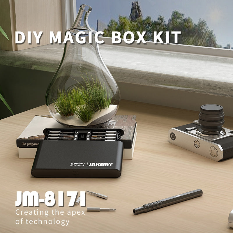 Jakemy JM-8171 17-in-1 Precision Screwdriver Set Clock Watch Glasses Repair Tools Kit