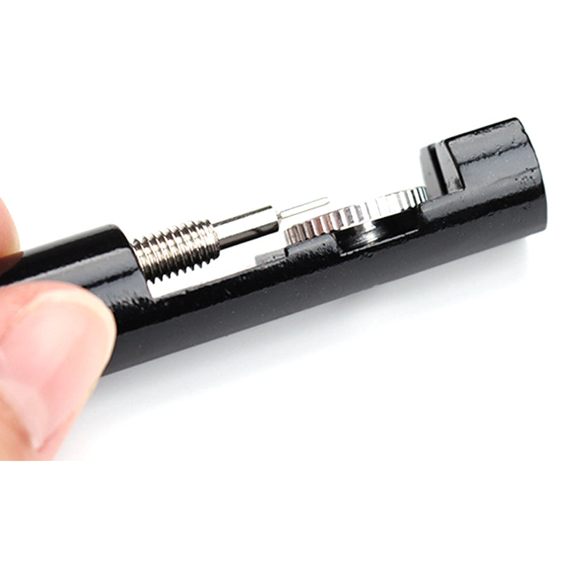 Aluminum Watch Band Strap Bracelet Link Pin Remover Watch Repair Tool - Black