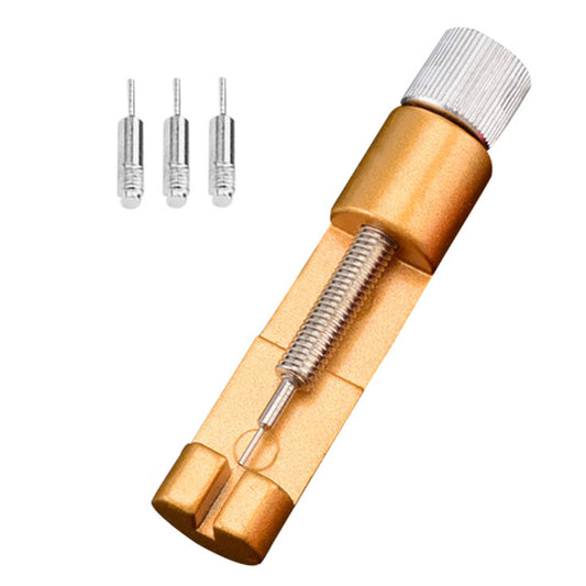 Metal Watch Band Bracelet Link Pin Remover Watch Strap Adjuster Repair Tool - Gold