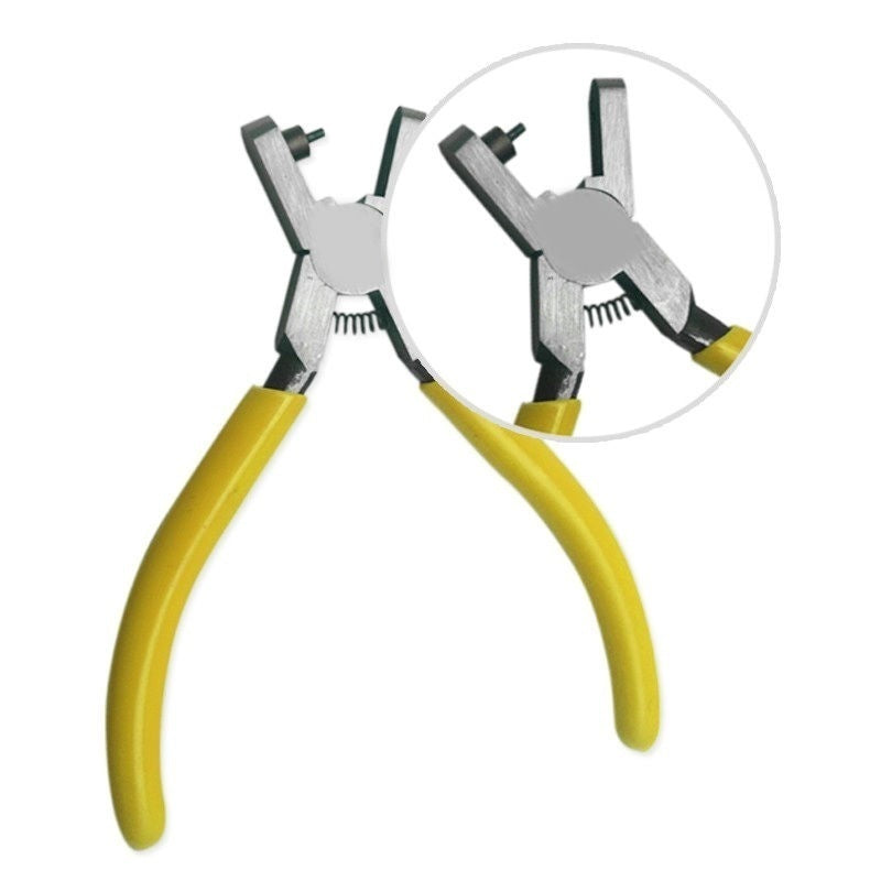 Leather Strap Hole Punch Pliers 2mm Round Hole Leather Waist Belt Watch Band Punching Tool