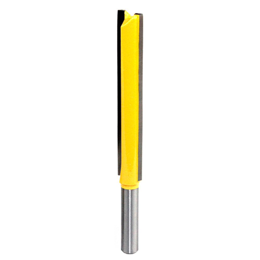 8mmx1 / 2 Inchx76mm Shank for Wood Trimmers, Shark Alloy Cutter Woodworking Straight Plunge Knife