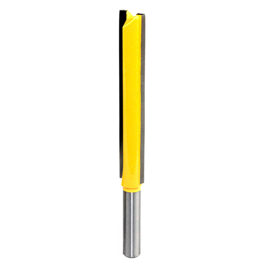 8mmx1 / 2 Inchx76mm Shank for Wood Trimmers, Shark Alloy Cutter Woodworking Straight Plunge Knife