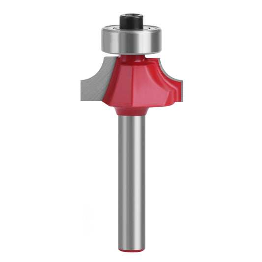 MC01035S22 1 / 4 x 7 / 8 Inch Round Over Bit Wood Milling Cutter Wood Trimming Knife with Plastic Box