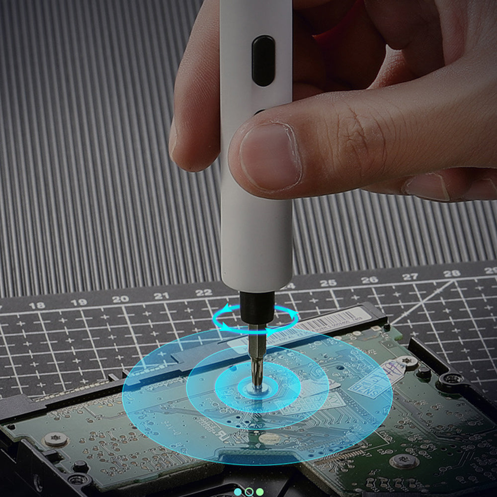 IFU DPT01 D1 Electric Screwdriver Pencil Style Auto / Manual Dual Mode Screwdriver Portable Electric Screw Driver with LED Lights