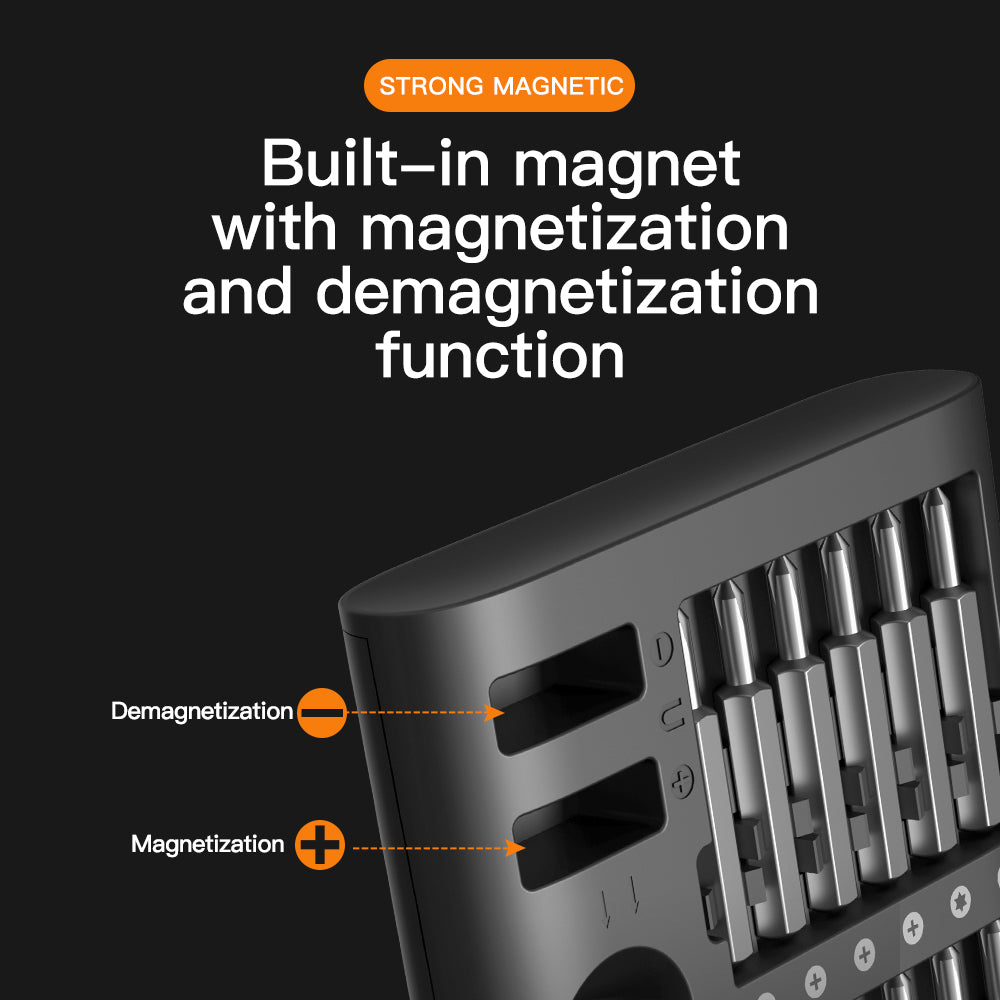 KING&#39;SDUN KS-840117 51-in-1 Handheld Screwdriver Set with Bits Portable Metal Precision Screwdriver