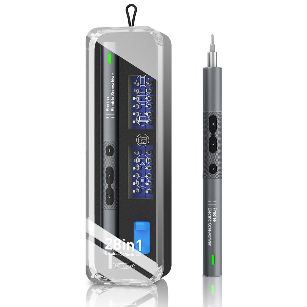 KS-882037 N20 28-in-1 Rechargeable Cordless Electric Screwdriver S2 Steel Precision Screwdriver Hand Tool Set