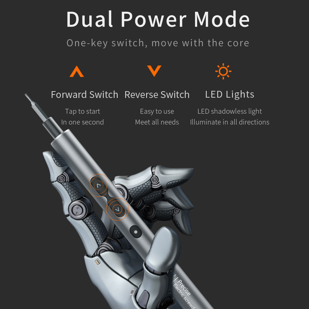 KING&#39;SDUN 62-in-1 Handheld Screwdriver Set with 48 Bits Portable Metal Precision Screwdriver with LED Light