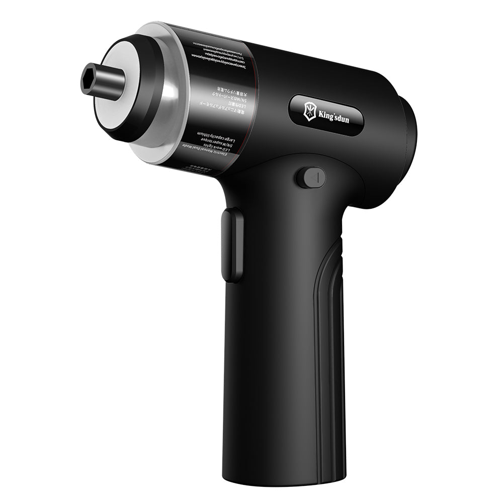 Kingsdun KS-882047 3.7V Multifunctional 35 In 1 Electric Screwdriver Set with LED Light Repair Power Tool - Black