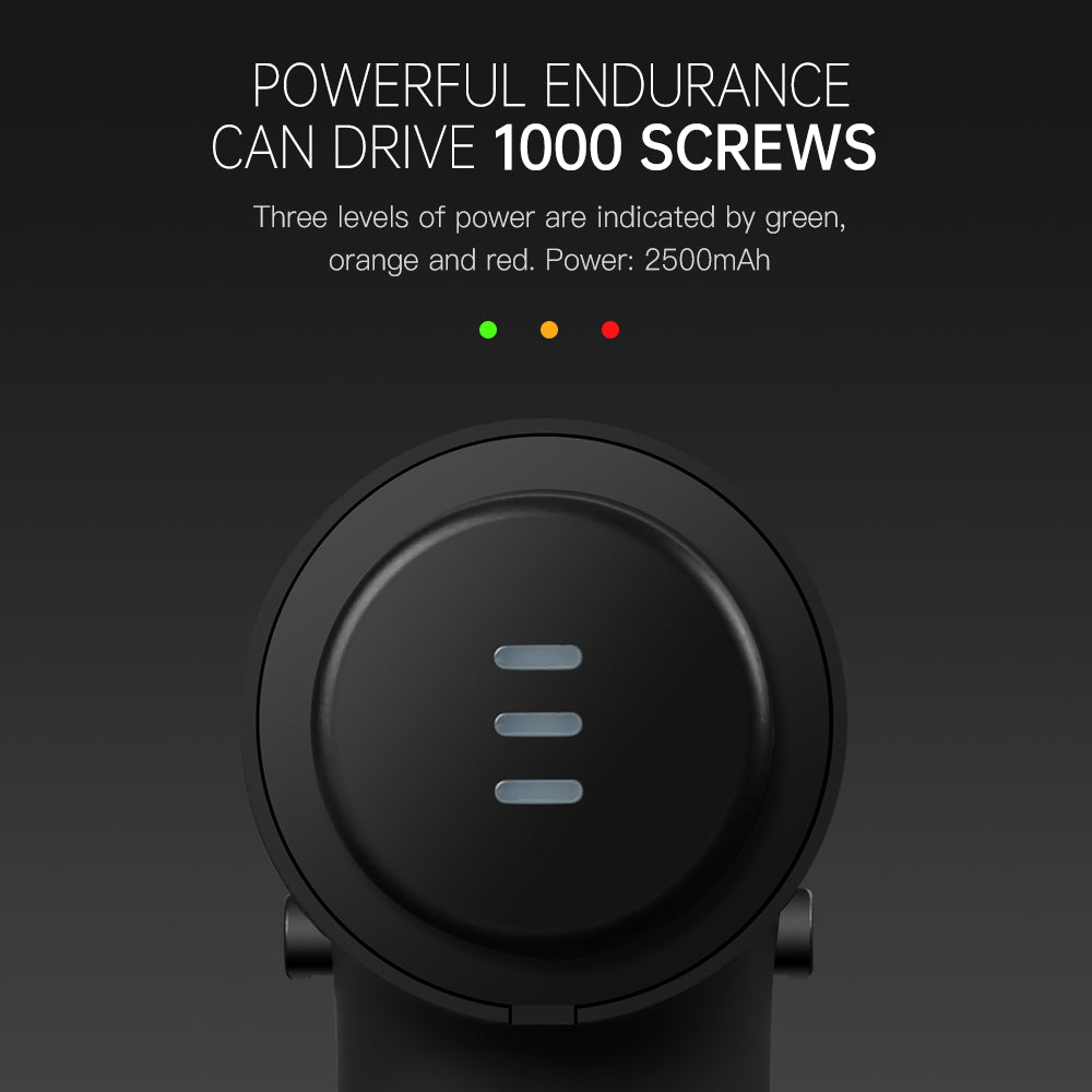 Kingsdun KS-882047 3.7V Multifunctional 35 In 1 Electric Screwdriver Set with LED Light Repair Power Tool - Grey