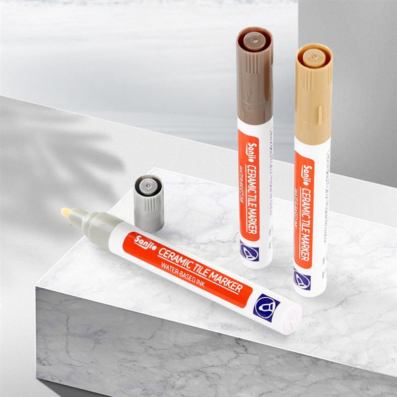 Grout Filler Pen Tile Repair Marker Pen for Restoring Tile Wall Floor - Beige