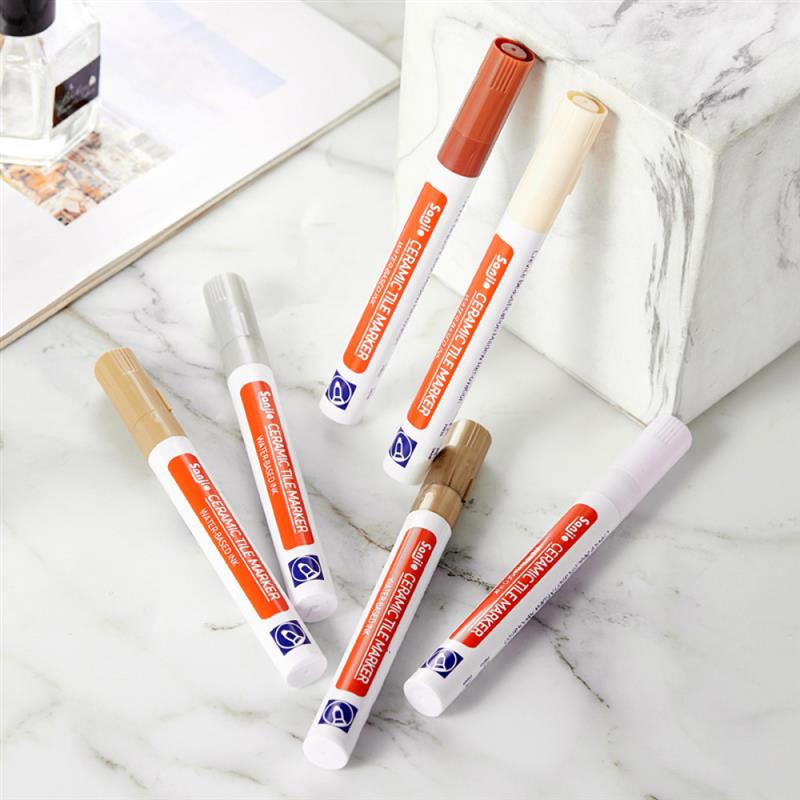 Grout Filler Pen Tile Repair Marker Pen for Restoring Tile Wall Floor - Beige